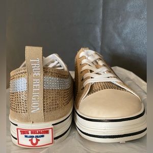 True Religion sneakers/ gym shoes size 8W new never worn.
